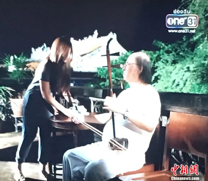 庄美隆参演泰国电视剧《中泰猴王》。受访者供图