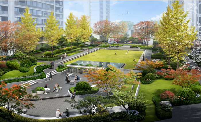 ▲恺德·光谷熙园效果图