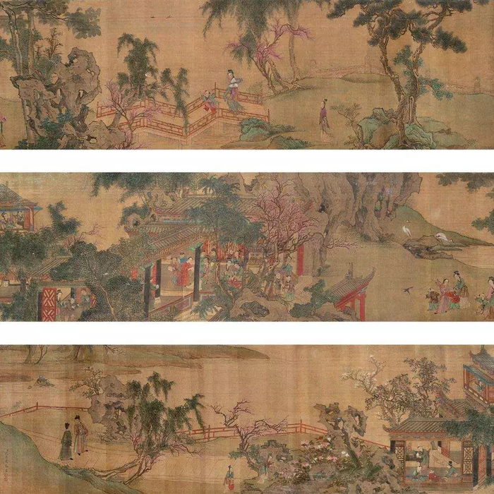 清 沈庆兰 游春图册（资料图）