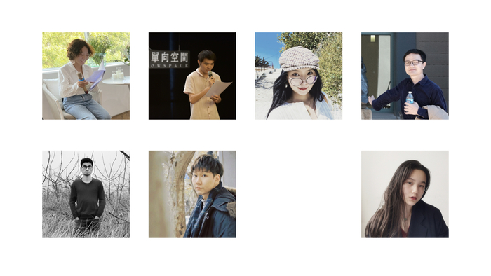 （从左到右、从上至下）更杳、李照阳、苏拉、王年军、曹僧、伍德摩、岑灿、李昀璐