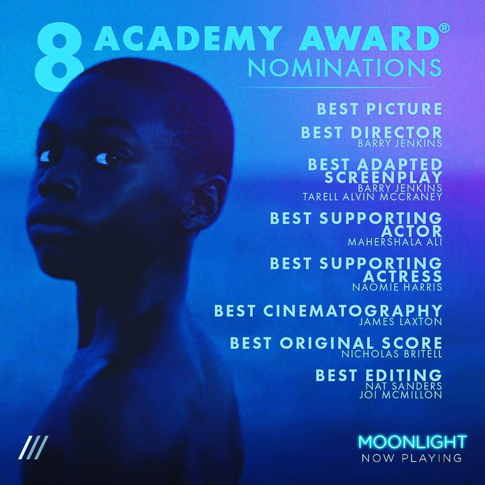 《月光男孩》奥斯卡获奖海报