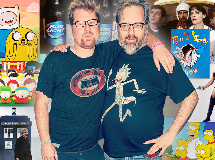 贾斯汀·罗兰（左）与丹·哈萌