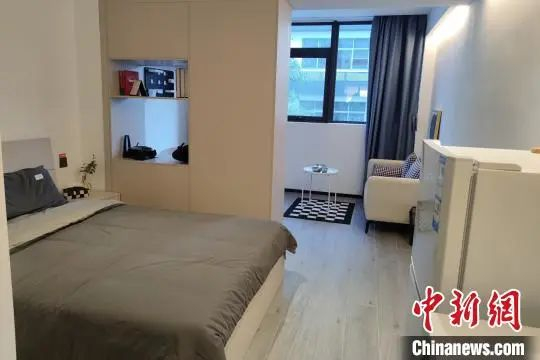 石狮乘式人才社区不同主题的青年公寓满足多样化需求。　吴冠标 摄