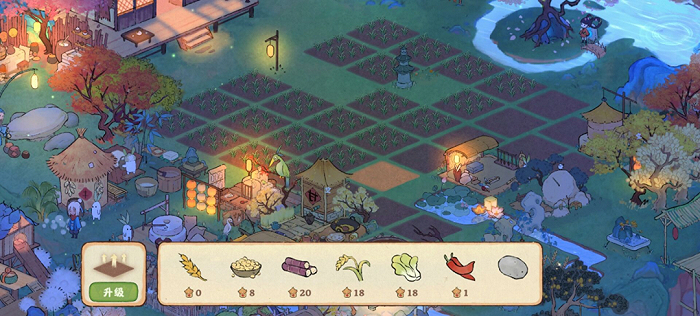 小细节：播种时，游戏会提醒谷仓内剩余量