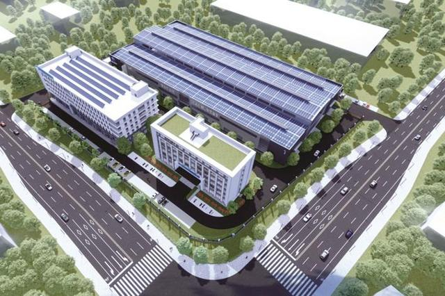 长沙坚韧机械有限责任公司研发制造基地项目效果图。梅花工贸新区供图