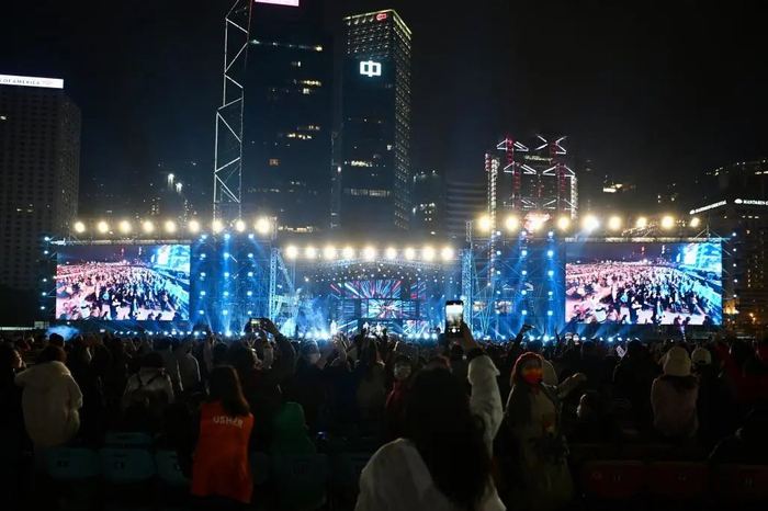 香港中环海滨活动空间资料图。李志华 摄　