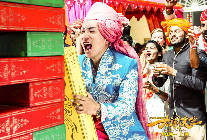 白客在《大闹天竺》里饰演唐森