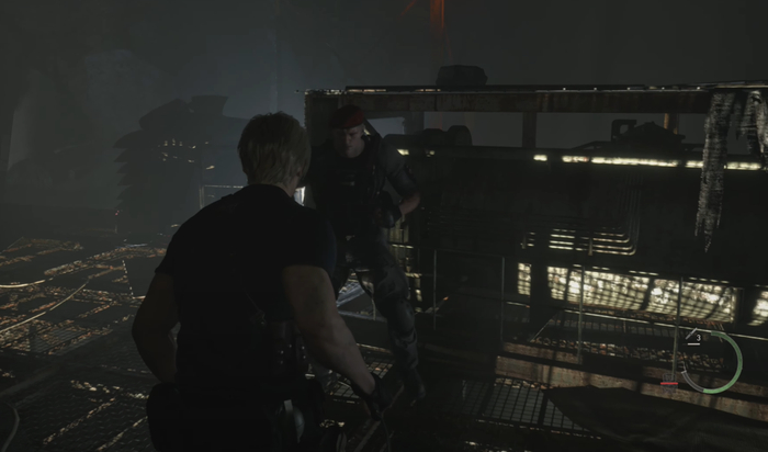 甚至有点像在打铁