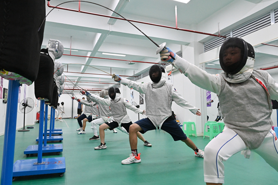     “学校教练员”的出现利于学校特色体育项目的形成。视觉中国供图