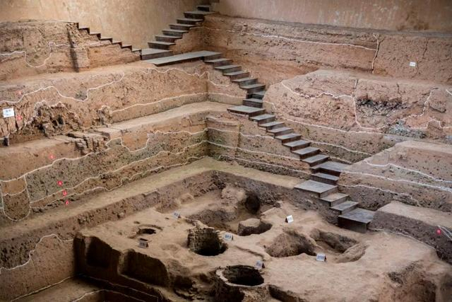 2022年9月21日拍摄的开封北宋东京城州桥遗址。（图片来自新华社）