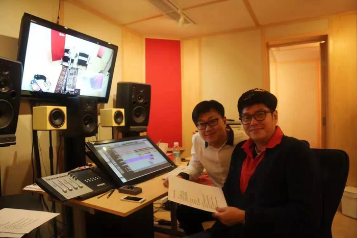 崔轼玄合作谭咏麟。  受访者供图