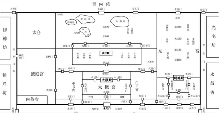 太极宫平面图