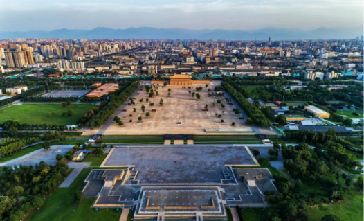 丹凤门、含元殿遗址现状