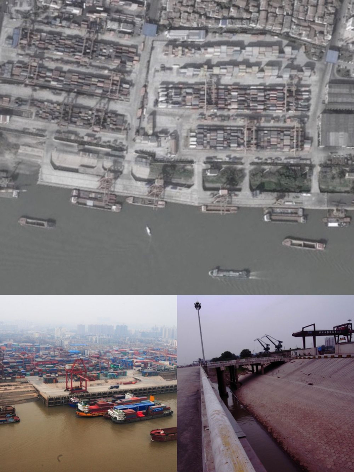 杨泗港区域历史资料图（拼图）