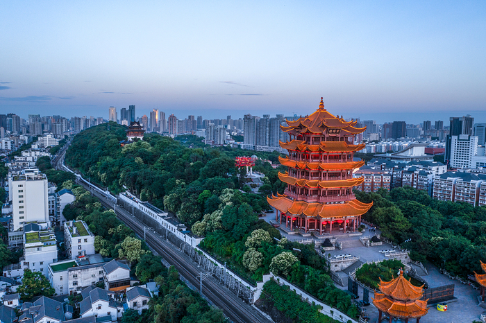 武汉黄鹤楼&nbsp; 视觉中国 图