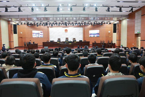 祁阳市人民法院集中宣判现场