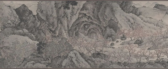 文徵明 桃源问津图（局部）  辽宁省博物馆藏（本图为编者所加）