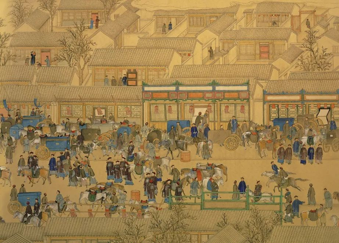 《日月合璧五星联珠图》（局部）