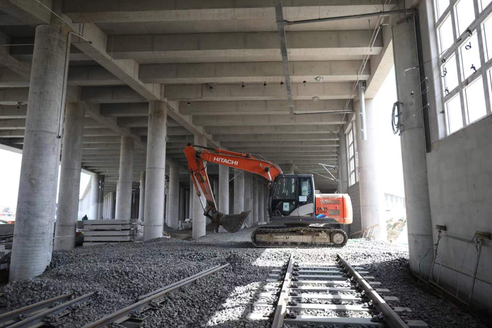 截至3月底，北京地铁17号线北段所有主体结构已全部完工。  新京报记者 浦峰 摄