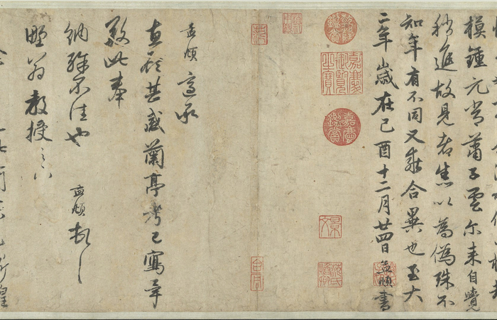 元 赵孟頫 书禊帖源流（局部）