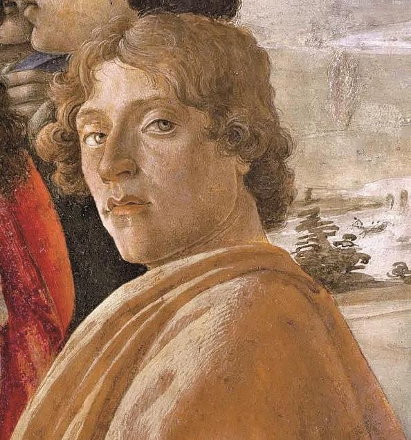             出现在波提切利作品中的画家自画像          