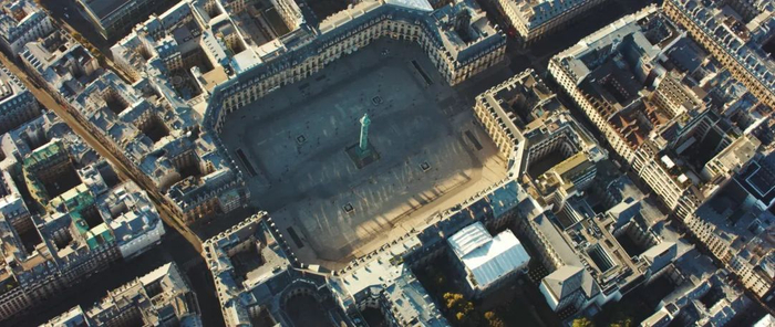 巴黎方登广场俯瞰图