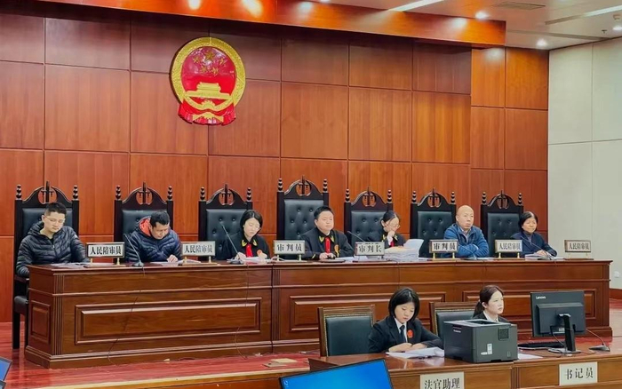 庭审现场。图源 石景山法院