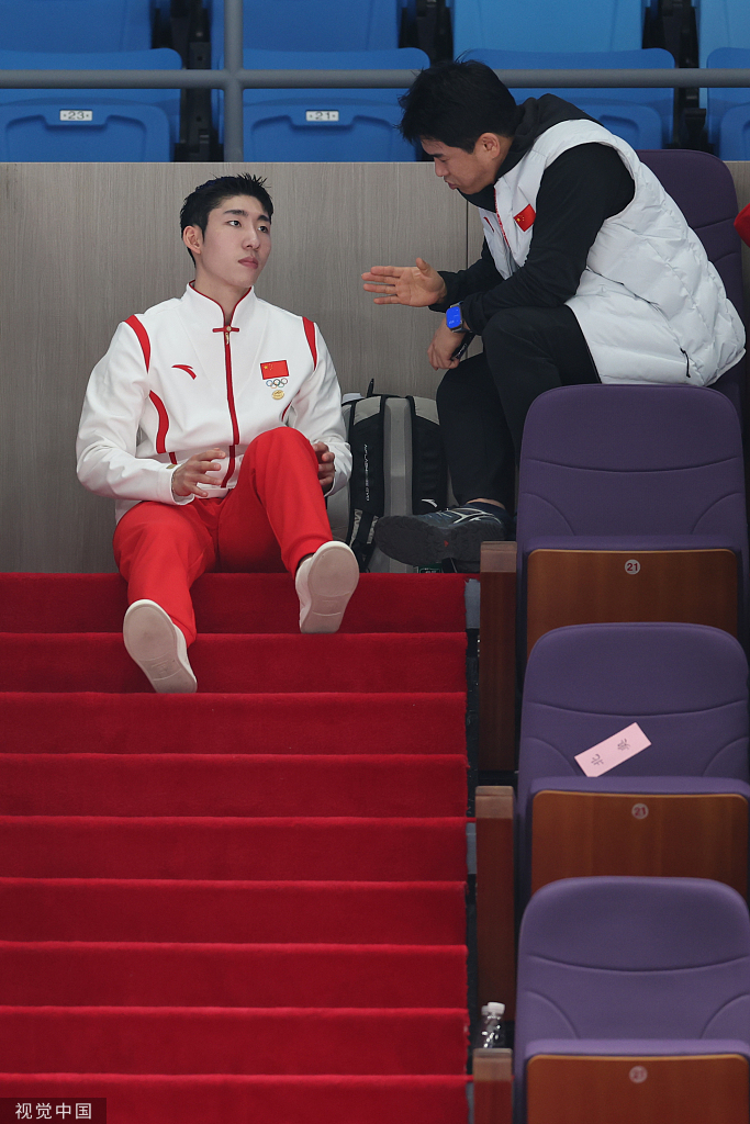 林孝埈现场观赛。