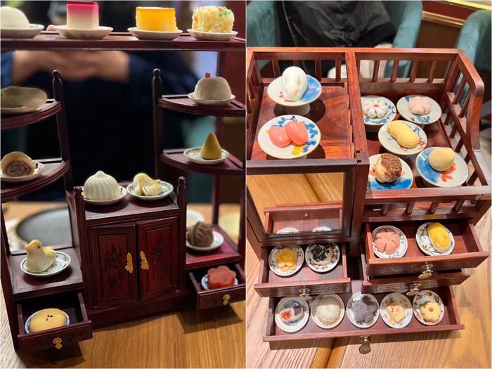 全聚德中轴食礼店的老北京小吃。新京报记者 秦胜南 摄