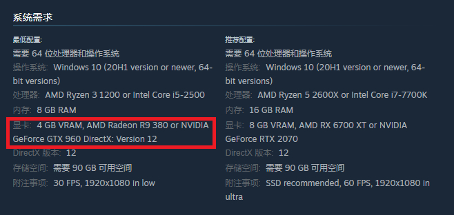 这和说好的最低配置需求完全不一样