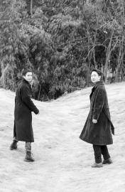 刘俊麟（左）和吉尔赤沙。　　本文图片均由受访者提供