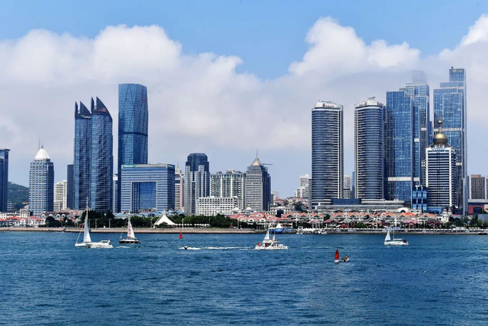 青岛浮山湾美景。图/视觉中国