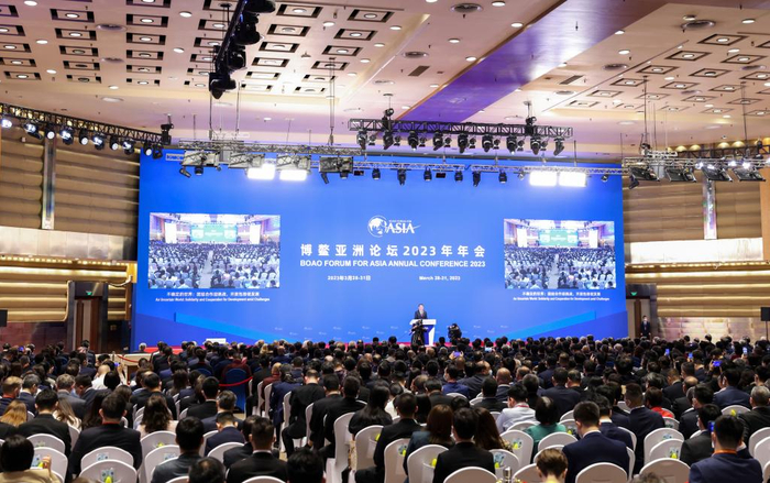 　　3月30日，博鳌亚洲论坛2023年年会开幕式在海南博鳌举行。