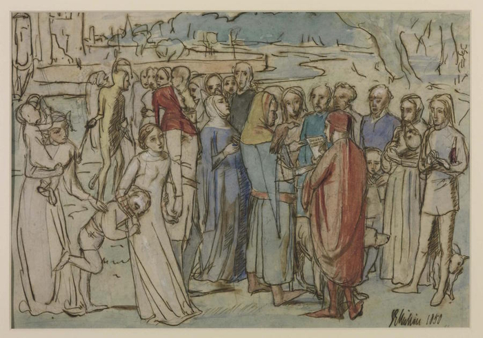 米莱斯《为子民编号的男爵（A Baron Numbering his Vassals）》