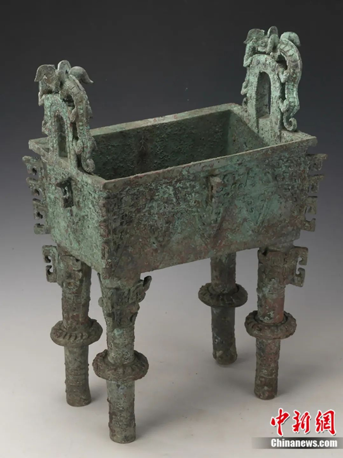 “梁山七器”之一太保鼎。天津博物馆供图