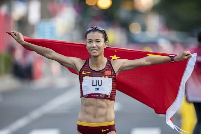 2012年，刘虹在伦敦奥运会上获得田径女子20公里竞走季军。