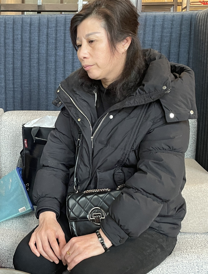 聊起过往寻子经历，林珠钦面容憔悴。澎湃新闻实习生 钱楚怡 图