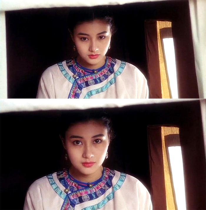 李嘉欣年轻时被称为“木头美人”，演技虽然一般，但颜值是真的好。 