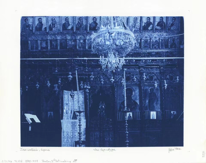 《圣障》 新蓝晒印相 1994年