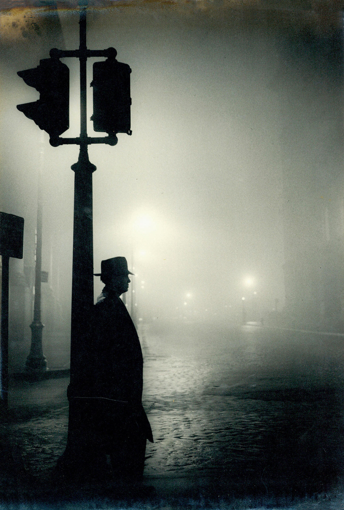 《雾街》 银盐纸基 1956年