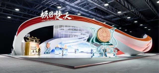 极目楚天馆。（效果图）