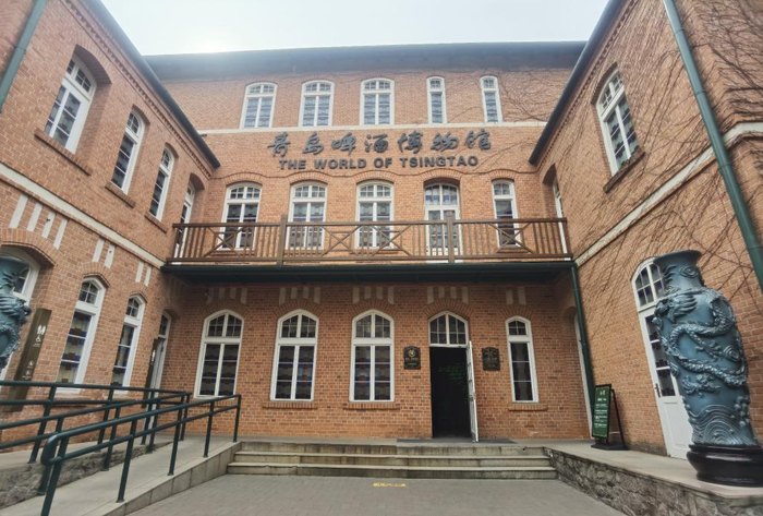 　　图为青岛啤酒博物馆。新华社记者王凯 摄