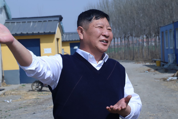 河北省玉田县泽惠农民专业合作社理事长李瑞海。新京报记者 陈璐 摄