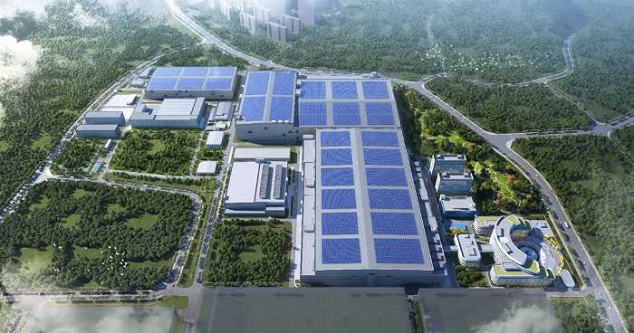 广州TCL华星工厂效果图：来源：中建官网