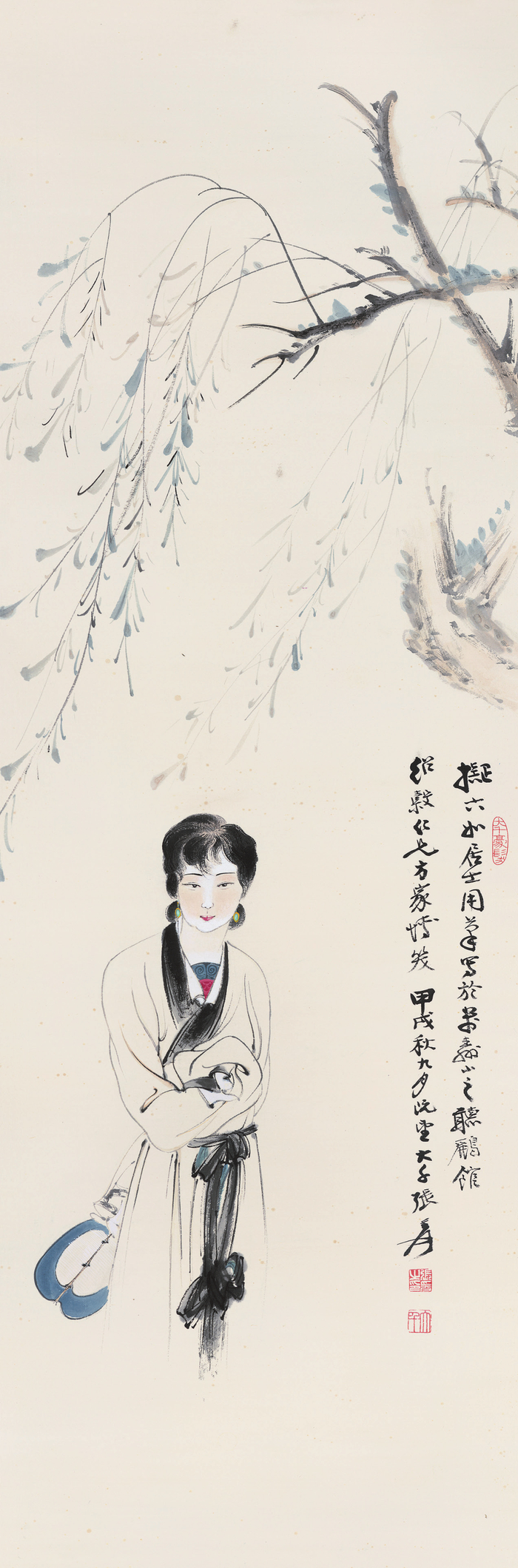 张大千 听鹂馆 纸本设色 南京博物院藏