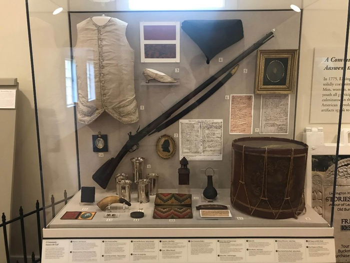 美国独立战争打响之初的军鼓，作者2019年9月1日摄于列克星敦巴克曼酒庄（Buckman Tavern）。