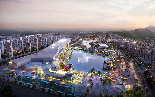 甘露山文旅城冰雪综合体效果图。通讯员丁耀 供图