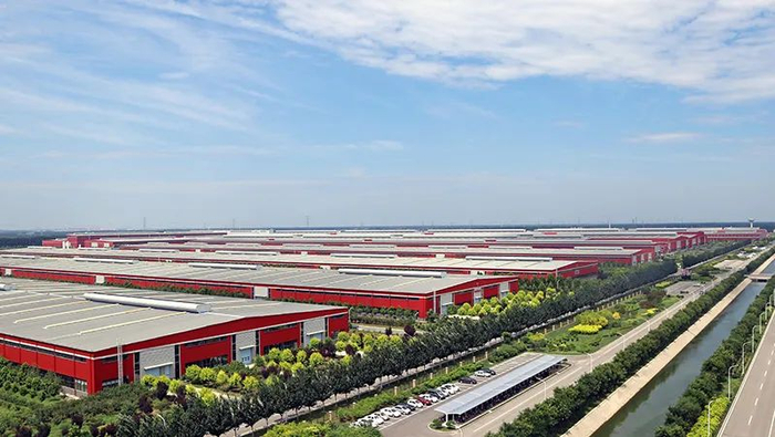 位于天津市武清区的忠旺厂房 来源：天津忠旺官网