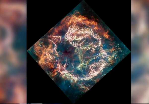 韦伯太空望远镜捕捉到的超新星画面 图源：网络