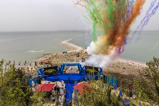 泰山岛开岛仪式。 本文供图 赣榆区委宣传部